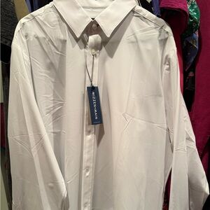 Mizzen+Main Crisp White Dress Shirt NWT